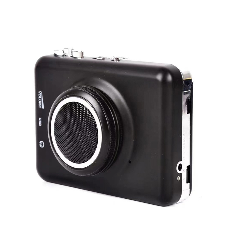 Portable Cassette Recorder Player Tape to MP3 Audio Music Digital Converter, Classroom Shoebox Cassette Player