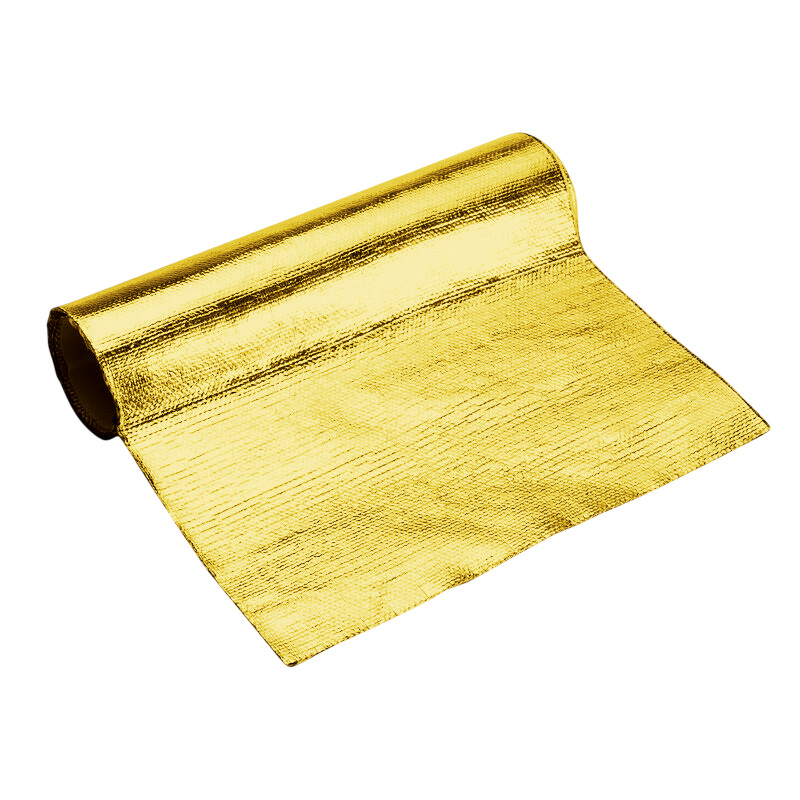 Película protectora térmica para coche, estera aislante de 30x150cm, papel de aluminio autoadhesivo, tela de alta temperatura, películas de vinilo y fibra de vidrio: Blanco