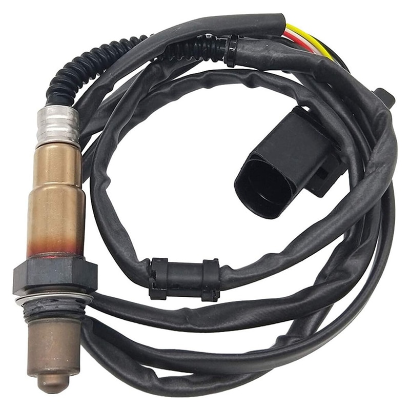 Sensor de oxígeno con banda ancha para coche, dispositivo de medición de O2, 5 cables, LSU 4,2, 234-5117, 0258007090, Para A4, A8, Quattro, TT, Touareg, Passat, Golf, Beetle: Default Title