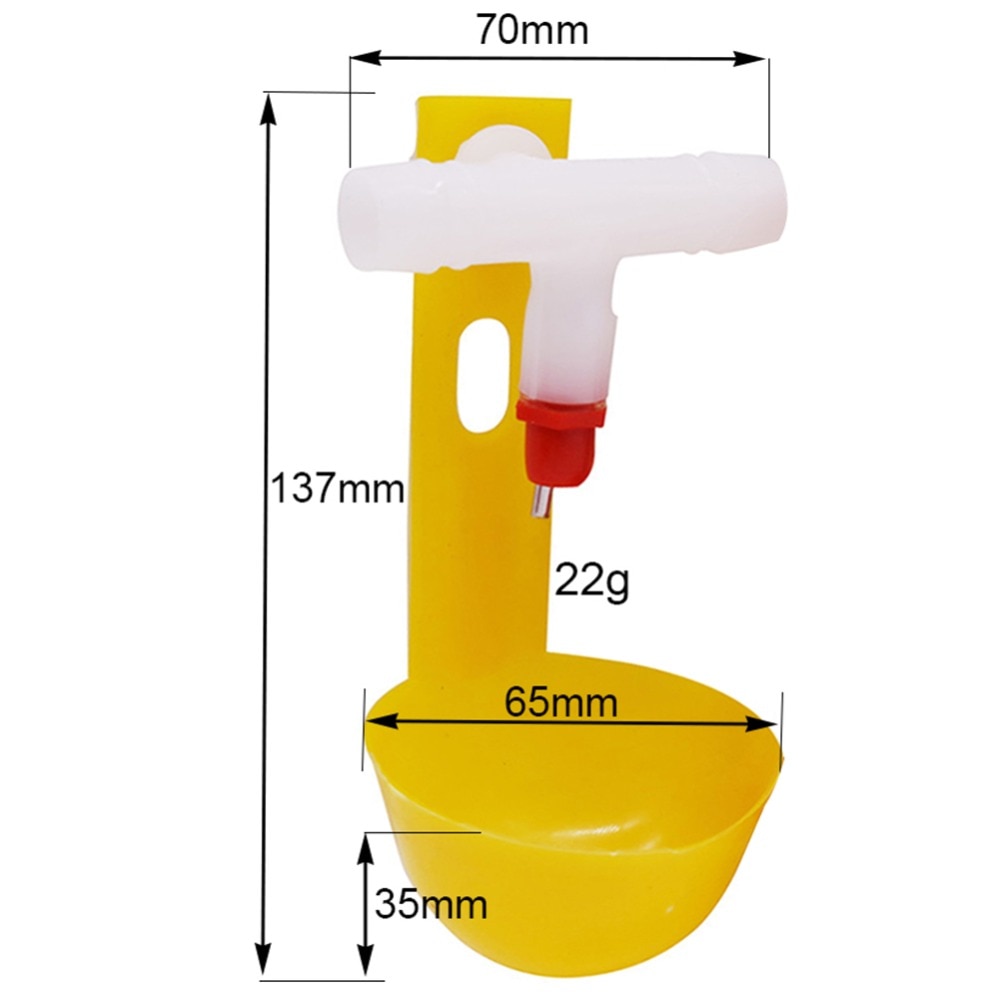 Abreuvoir automatique pour mamelon de poulet, 20 pièces, bol d'arrosage automatique, outils agricoles