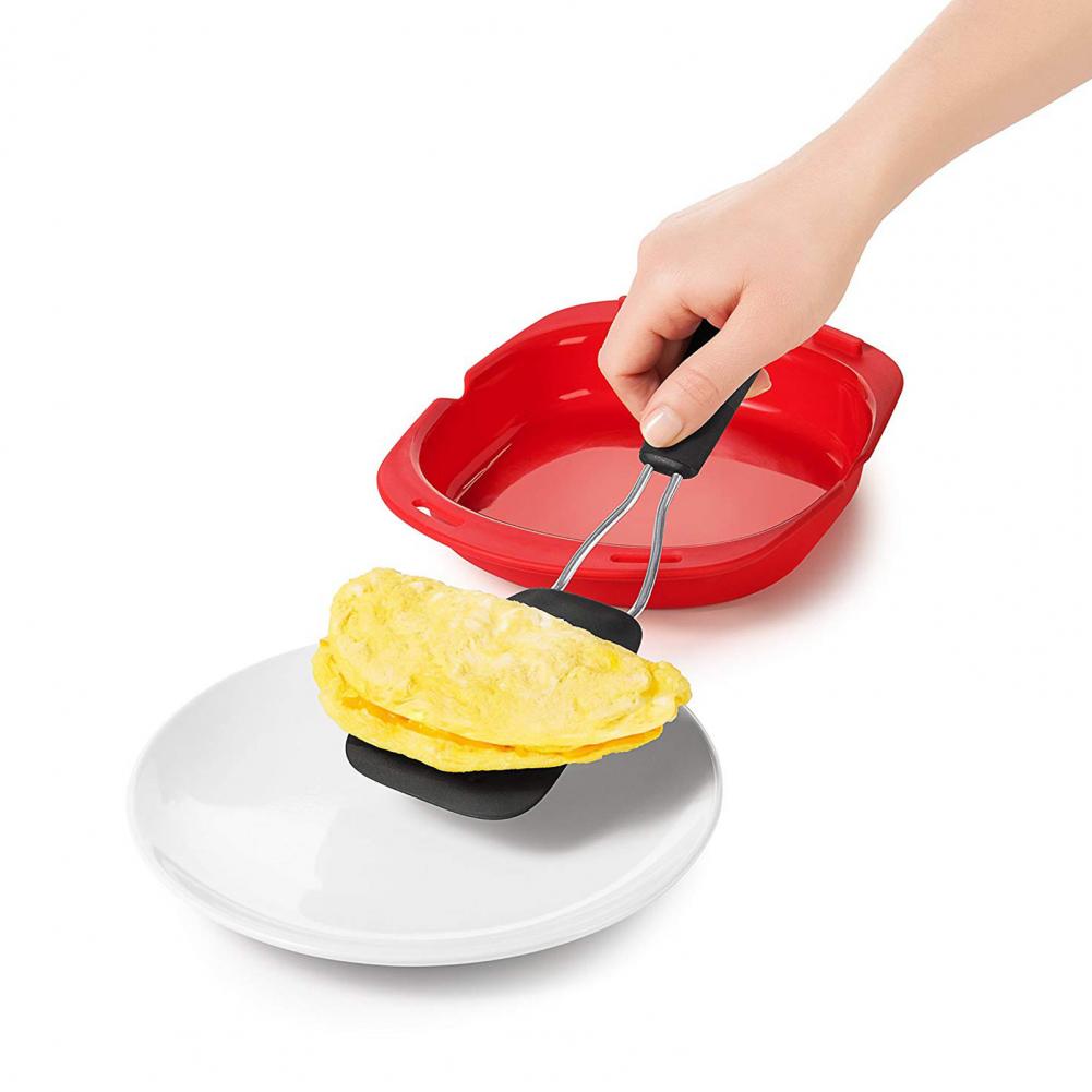 Omelette Maker Durable Silicone Omelet Tool Microwave Oven for Cooking Plates