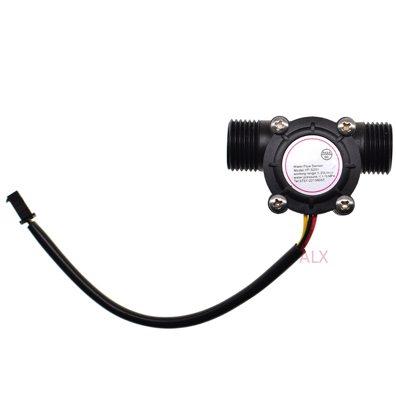 YF-S201 1-30L/min 3Y Water Flow Sensor Flowmeter Hall Flow Sensor 1/2&quot; 2.0MPa for Water heater water dispenser