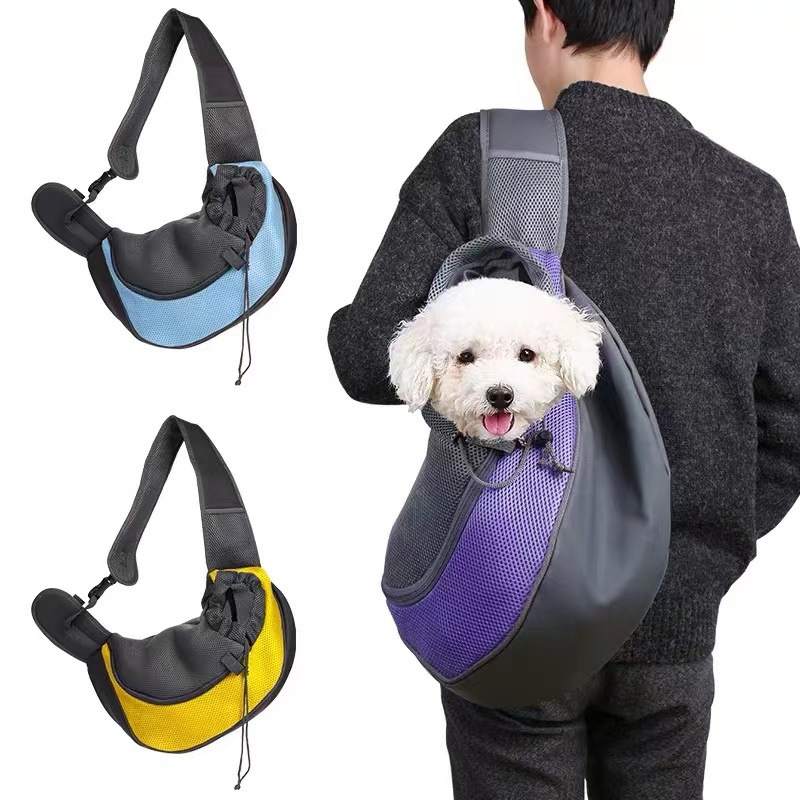 hondentas Ademend gaas Huisdierrugzakdrager voor kleine honden en katten Chihuahua-vriendelijke outdoor reisschoudertas Perros Bag