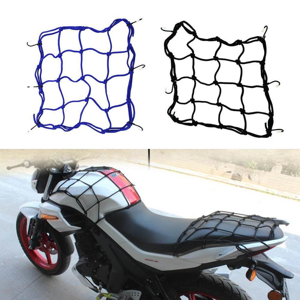Rede traseira de bicicleta 1 peça, 5 cores, cobertura, borracha, elástico, para bagagem, motocicleta, c1z3