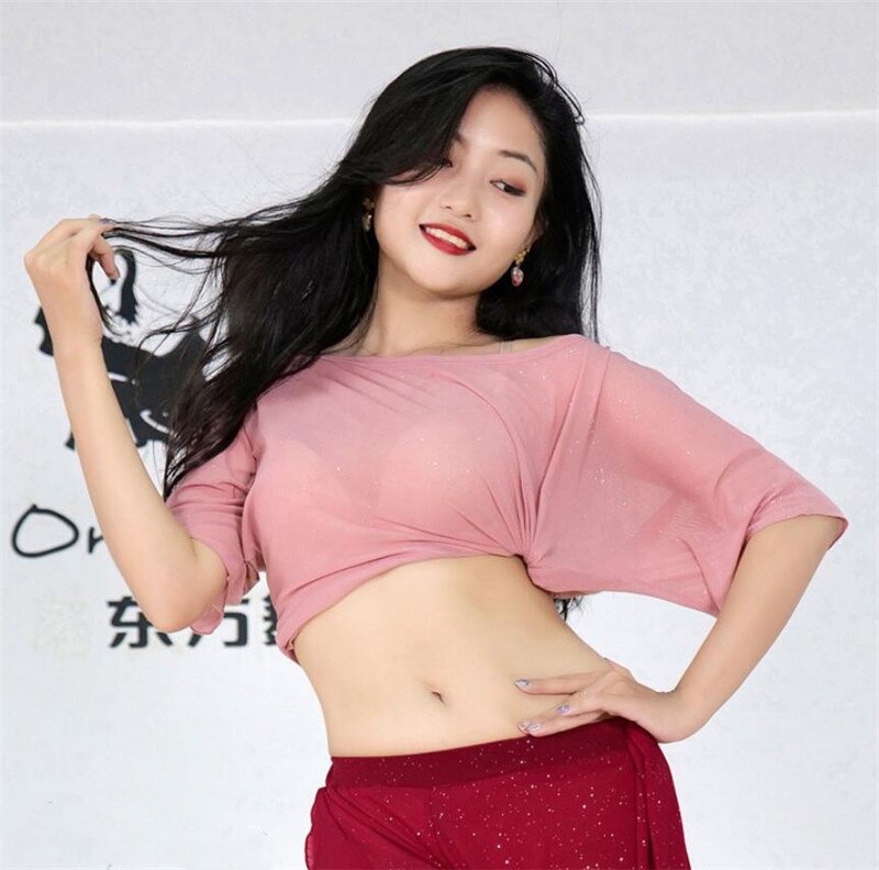 Volwassen Buikdans Kostuum Pak Vrouwelijke Sexy Korte Top Prestaties Kleding Set Beroep Praktijk Rok Broek Kleding Zomer