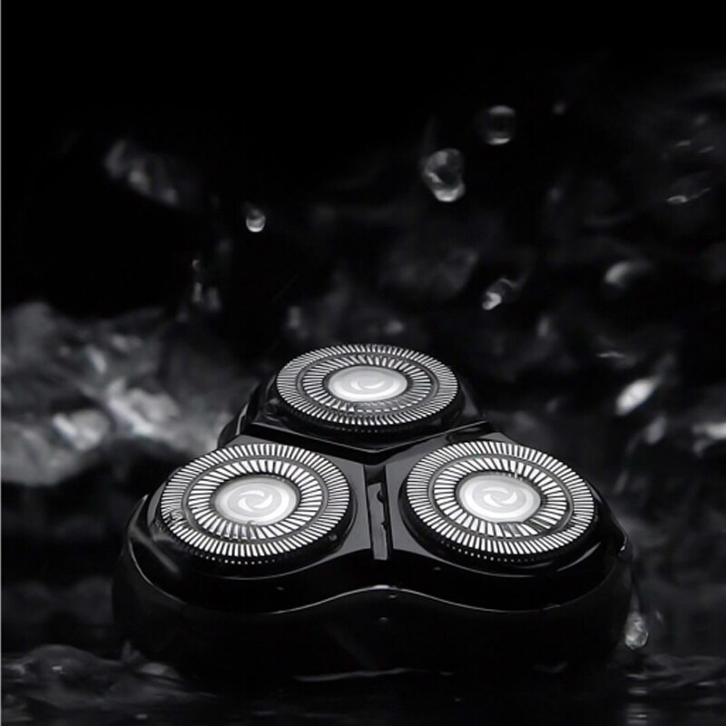 Xiaomi enchen blackstone 3d elektrisk barbermaskine type-c genopladelig vaskbar barbermaskine 3 blade skægtrimmer bærbar skæremaskine