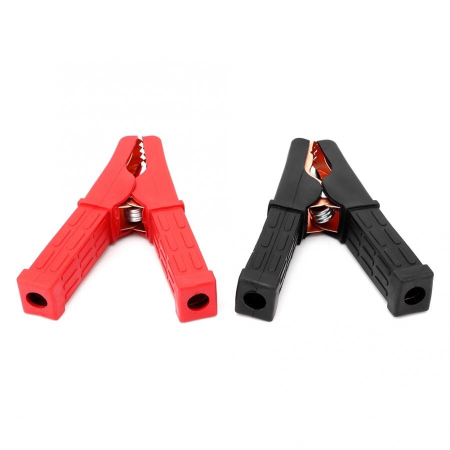 1 Pair Black &amp; Red Car Starter Jump Battery Clip Connector Emergency Jumper Cable Clamp Booster Battery Clips for Universal