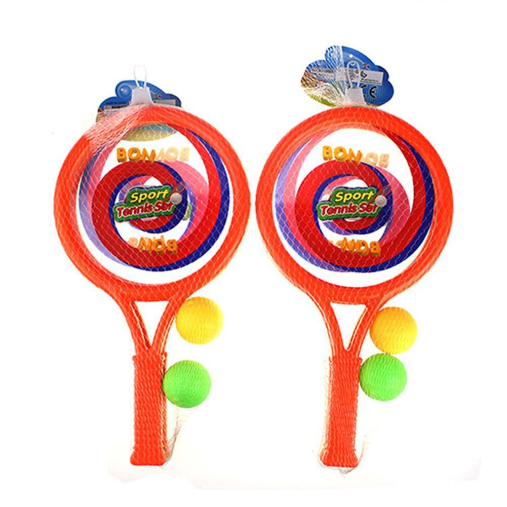 Sports de plein air plage enfants Fitness Intelligence développement formation en plastique Portable jardin enfants raquette de Tennis multi-usage