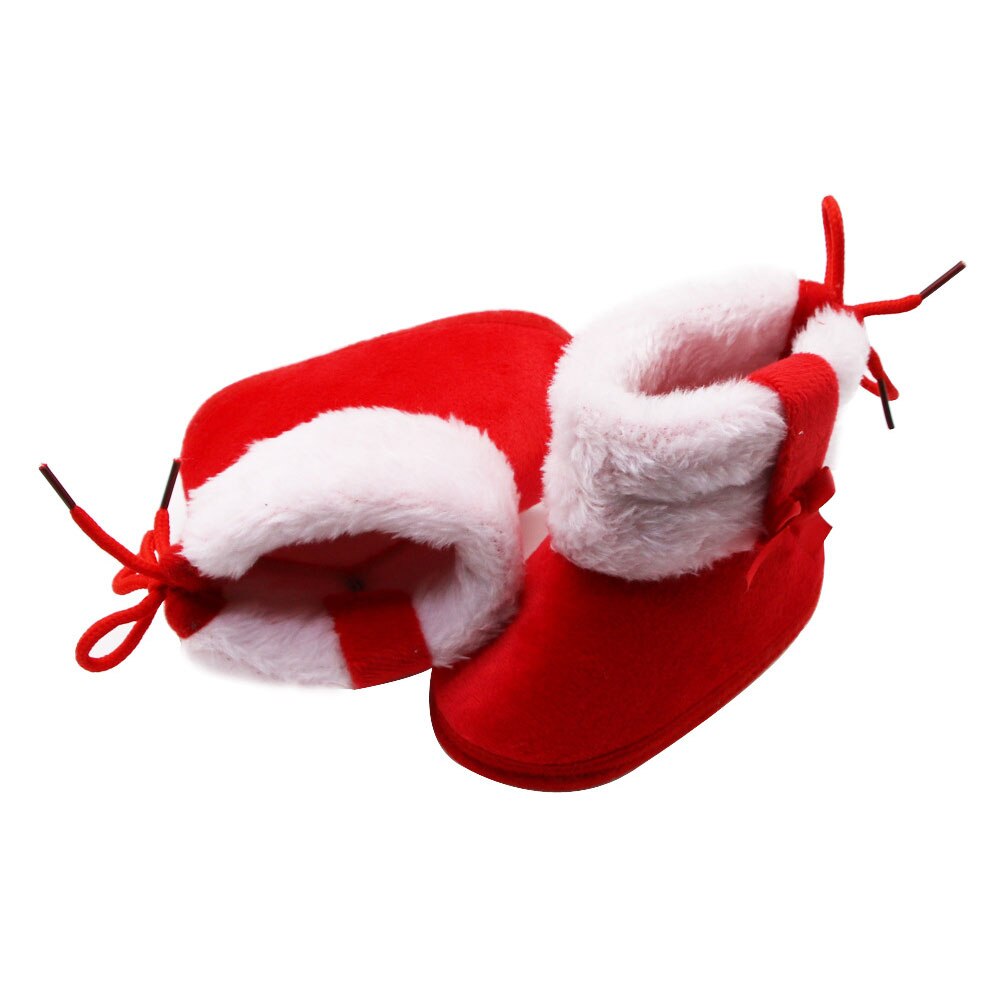 Di modo infantile Del bambino Delle Ragazze Stivali Da Neve anti-scontrino suola Caldo E Confortevole Inverno Fodera in Pelliccia Stivali con Fiocco Carino