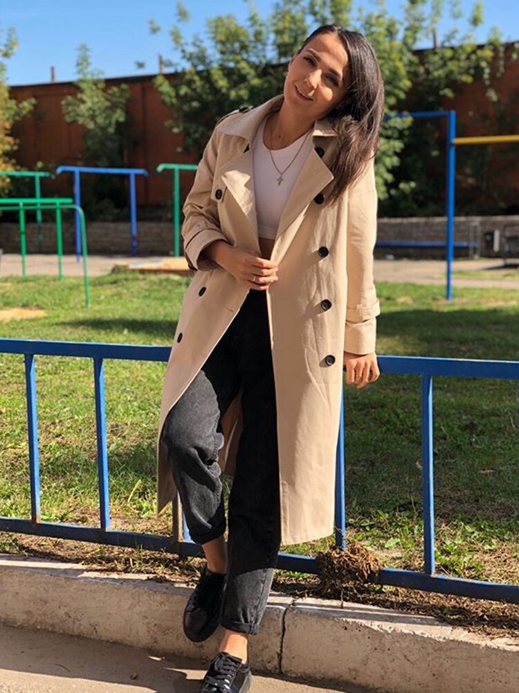 Fitaylor Winter Women Down Jacket Double Side Beige Red Hooded Parkas Long Snow Outwear Overcoat White Duck Down Warm Coats
