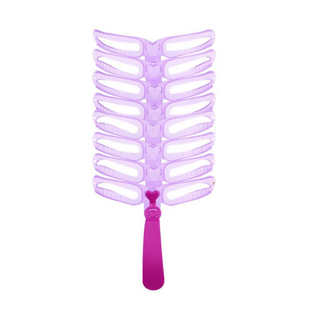 8 in1 Eyebrow Shaper Makeup Template Eyebrow Grooming Shaping Stencil Kit DIY Eyebrow Template Reusable Eyebrow Shaping Tool