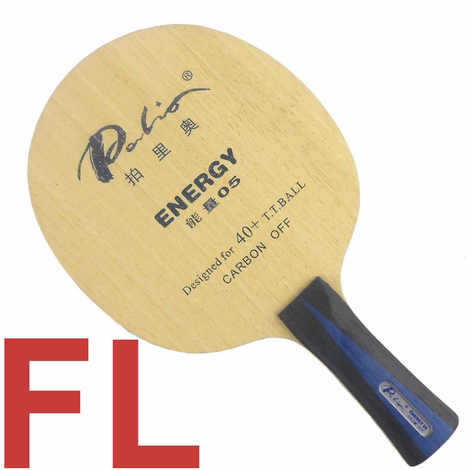 Palio ENERGY05 ENERGY 05 ENERGY-05 3Wood+2Carbon Table Tennis Blade for PingPong Racket: FL