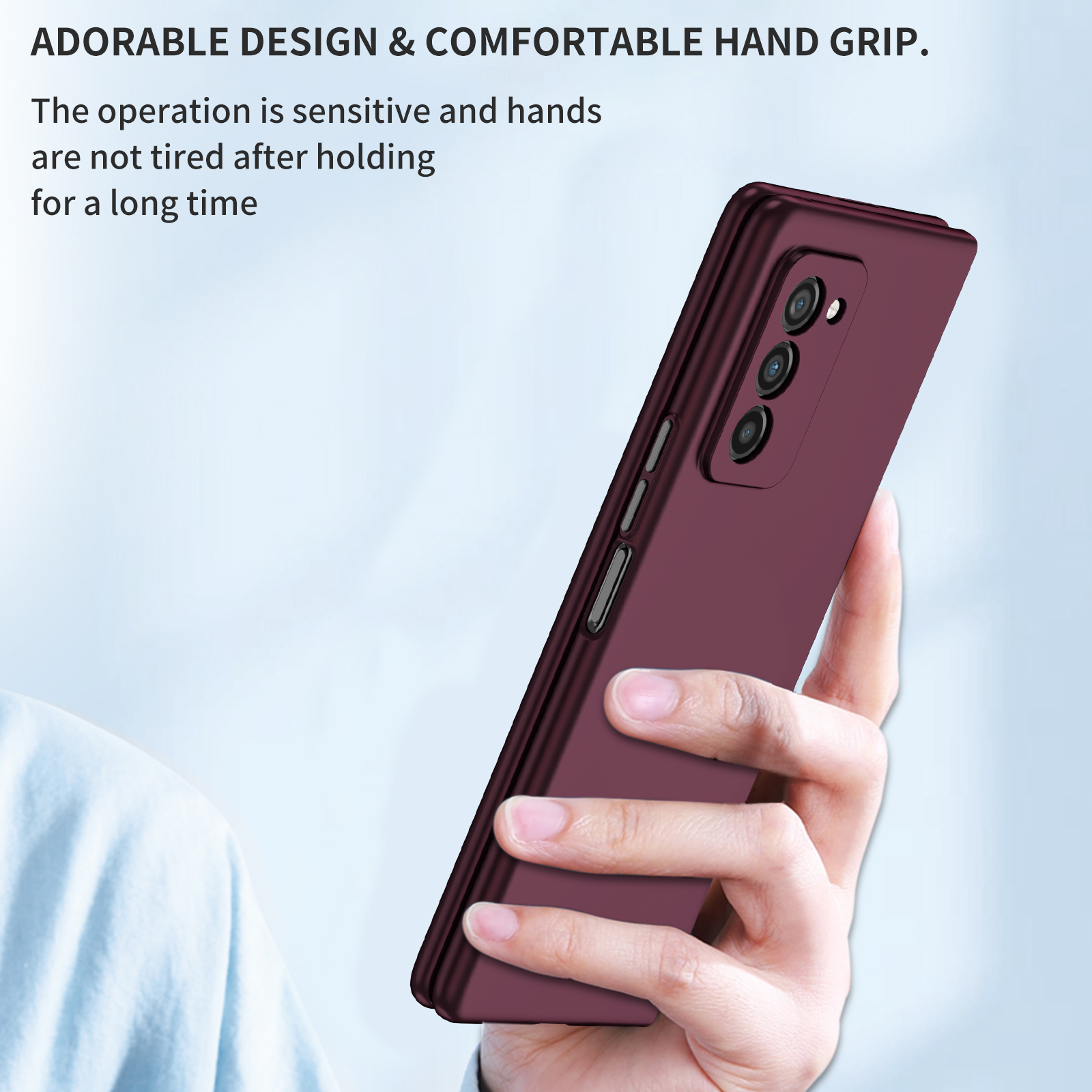 Custodia protettiva sottile sottile antigoccia per Samsung Galaxy Z Fold 2 3 Fold3 Fold2 5G telefono antiscivolo Coque Fundas