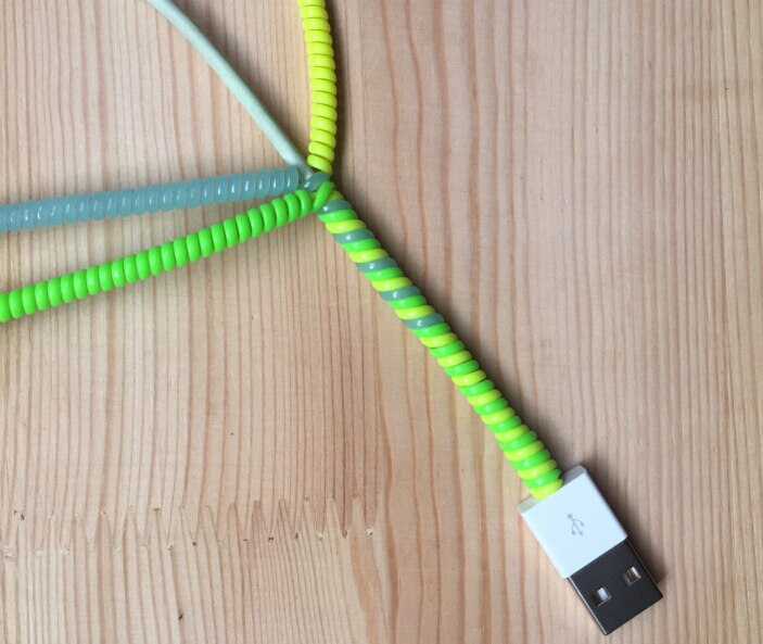 50 Cm Kabel Protector Usb Opladen Datalijn Kabel Protector Wire Cord Bescherming Wrap Kabel Winder Organizer Voor Iphone