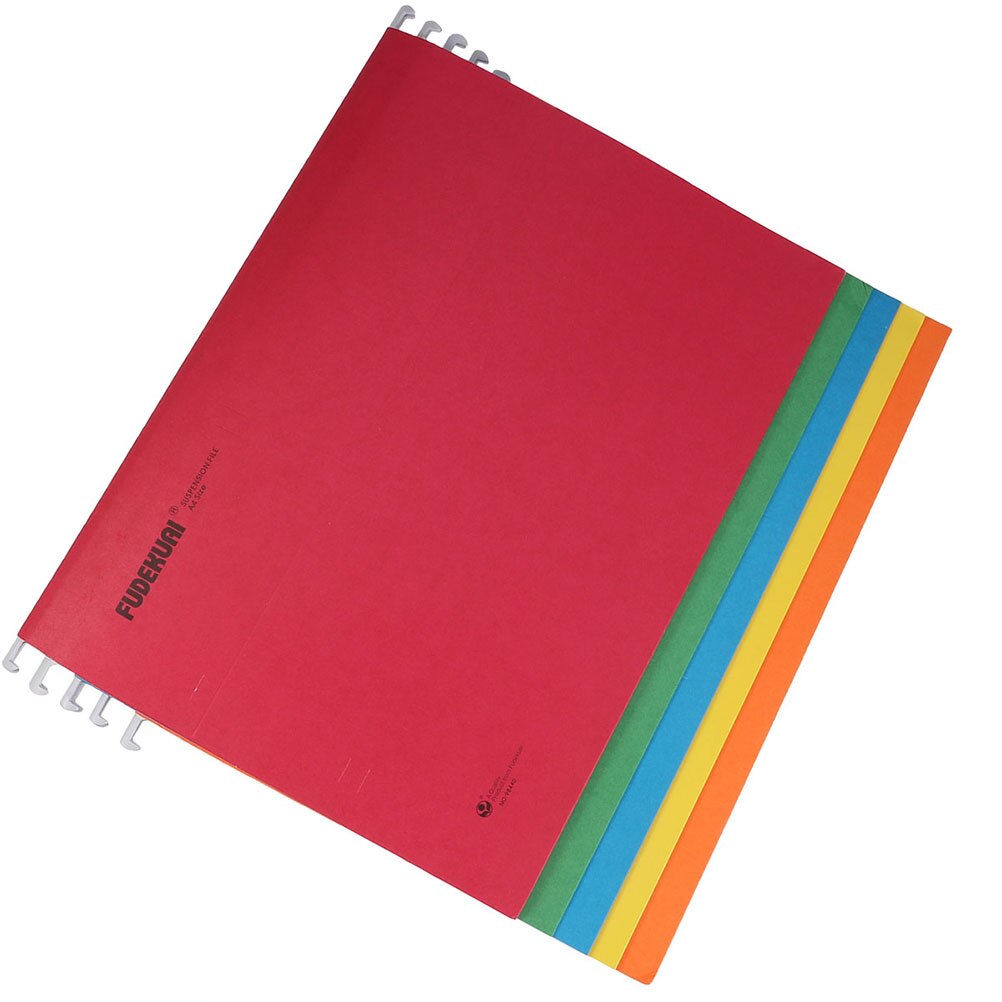 8 pièces Portable dossier suspendu dossier suspendu porte-fichiers papier cadre Documents organisateur fournitures de bureau (couleur aléatoire)