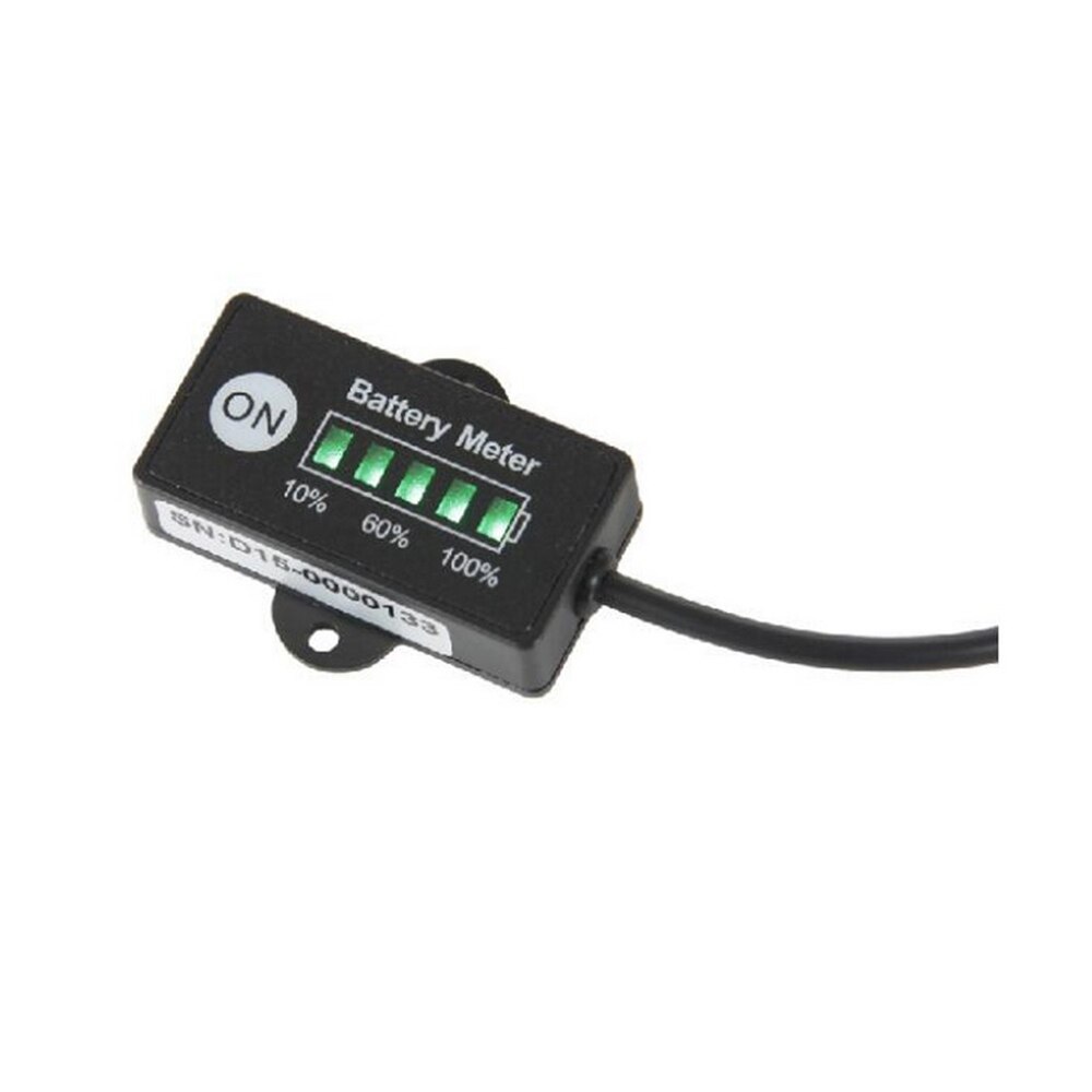12V Polarlander Battery Fuel Gauge Indicator Voor 12V Lood-zuur Batterij Meter Sla Agm Gel Vrla Batterij pack