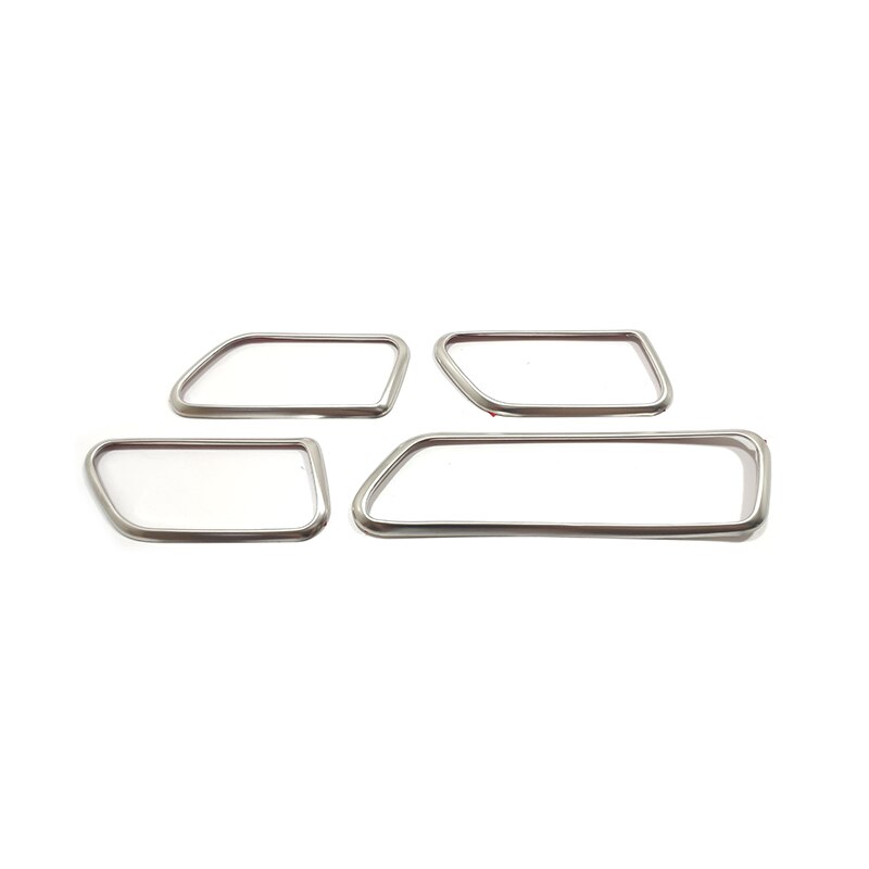 De acero inoxidable para VW Volkswagen Touran 2005-13 14 coche apoyabrazos puerta interior protector de cuencos moldura de cubierta de Marco ACCESORIOS 4 Uds
