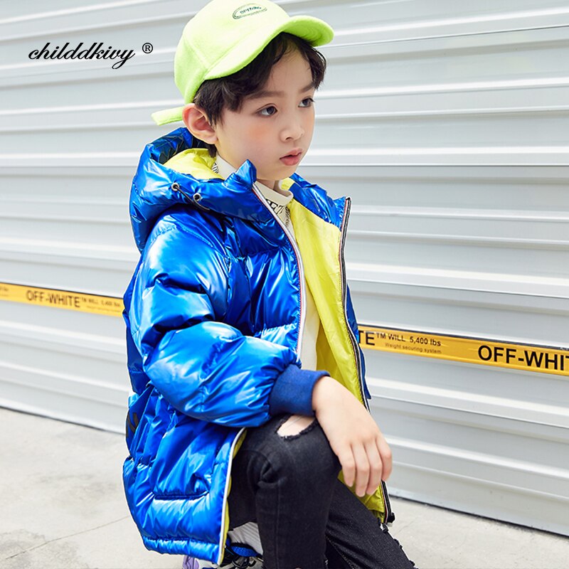 Jungen Winter Mantel freundlicher Mantel für mädchen dicke winddicht warme oberbekleidung freundlicher kleidung mädchen unten jacke 2-10 jahre