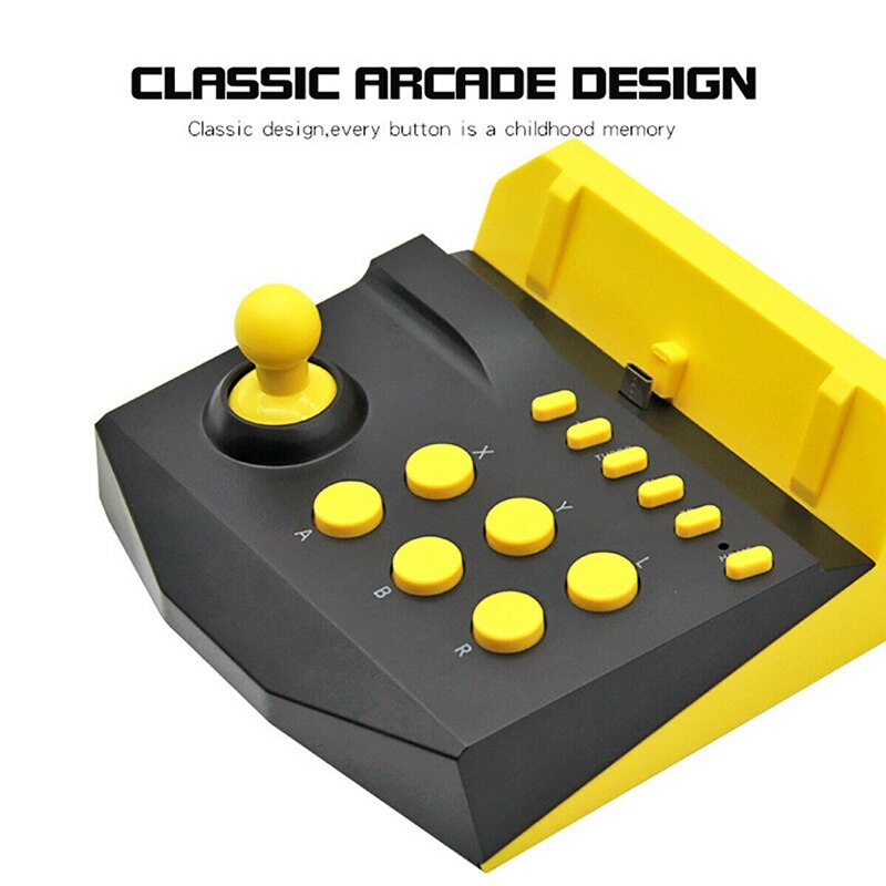 Voor nintendo switch/lite console arcade joystick controller gamepad dockstandaard