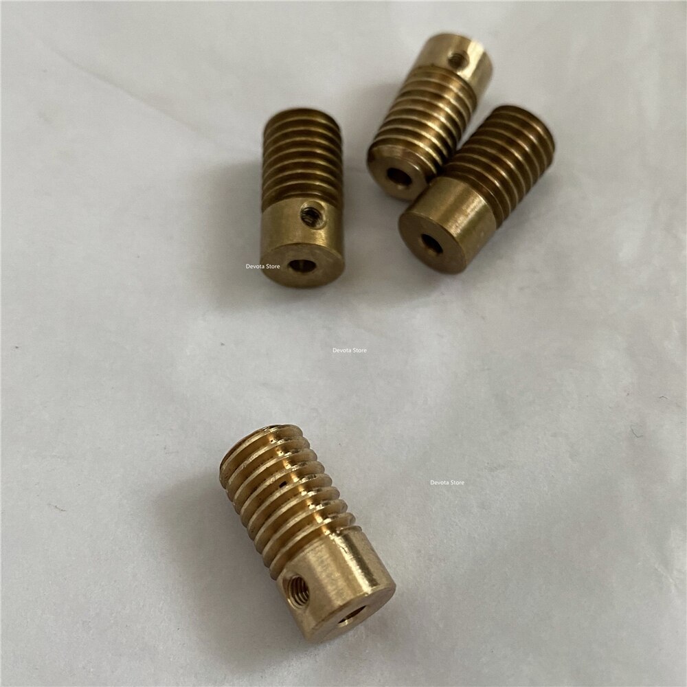 2X 0.5M Worm gear 3mm 065/151 Turbine 3.175 4 5 6 mm deceleration worm