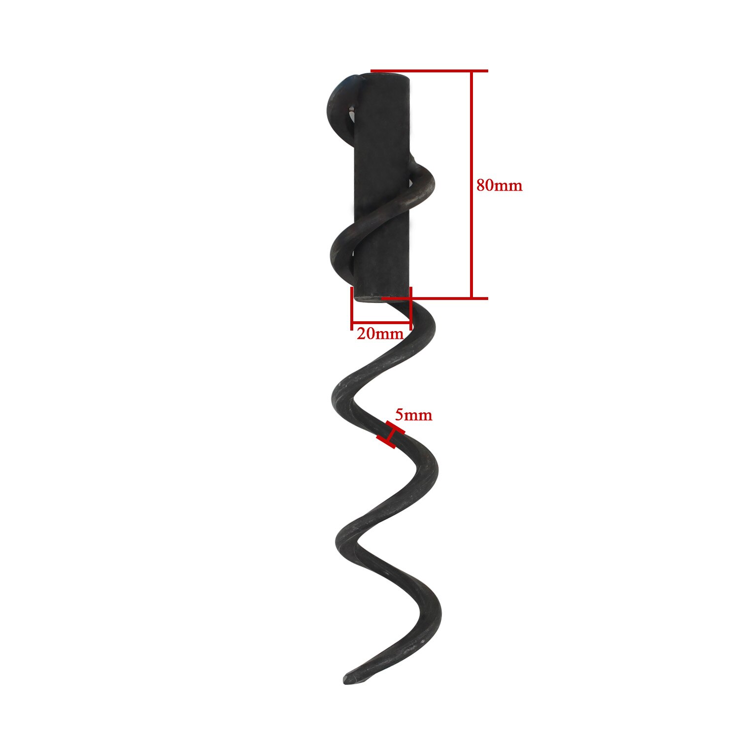 Pilleovn snegl 213mm træ pille snegl konvertering kit pille snegl føder