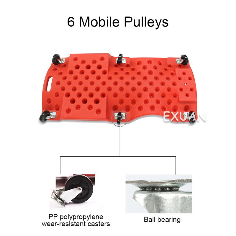 Car repair lying board universal scooter thickened car repair tool car chassis board auto repair and maintenance sleeping board
