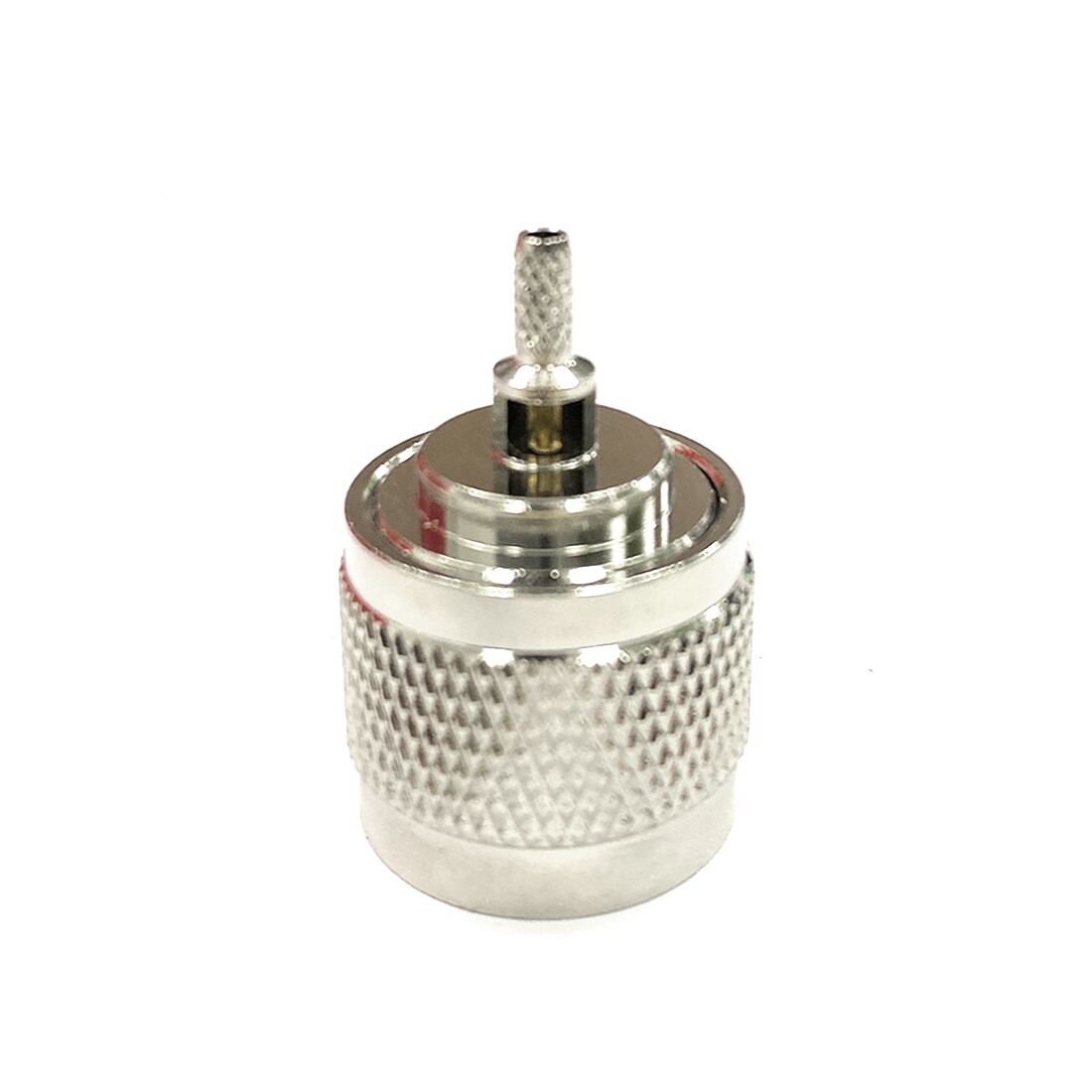 1pc N Male Plug RF Coax Convertor Connector Crimp RG316 RG174 LMR100 Straight Nickelplated