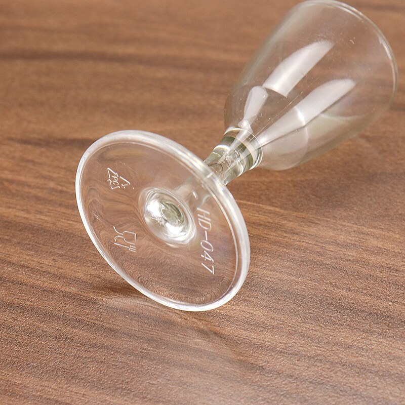 Transparent white wine glass plastic material PC goblet home hotel anti-fall 20 ml wine glass