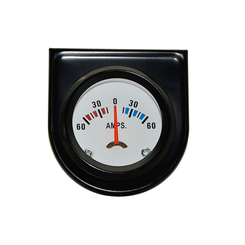 2 &quot; 52 mm vita ansiktsvattentemp/ oljetemp/oljepress psi/ oljepress kg/volt/amperemeter/bränslenivå (utan flottör) mätare bilmätare: Amperemätare