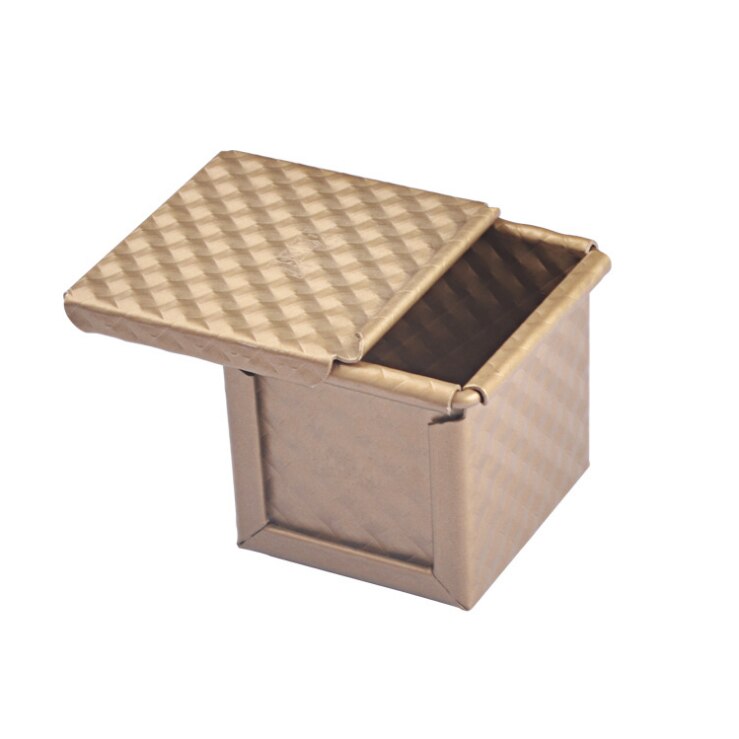 4 stuks/partij 6cm 10cm antiaanbak bakvorm mini vierkante kubieke toastvorm met deksel broodvorm met deksel