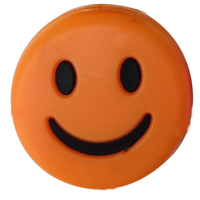 Smile Emoticon-amortiguador de vibración para raqueta de tenis, accesorio deportivo de silicona antivibración, para reducir la vibración: A