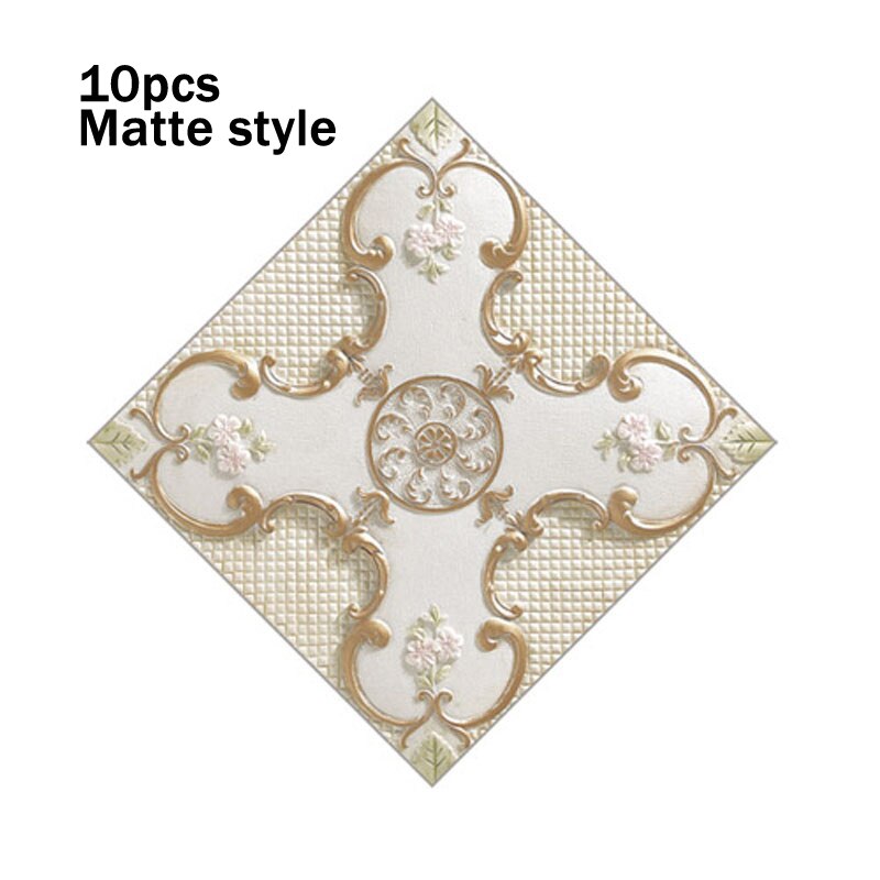 10Pcs 8cm Floor Tiles Diagonal Wall Stickers Desk Decoration Art Mural Decals Bathroom Waist Line Matte Waterproof PVC Stickers: DJ-013