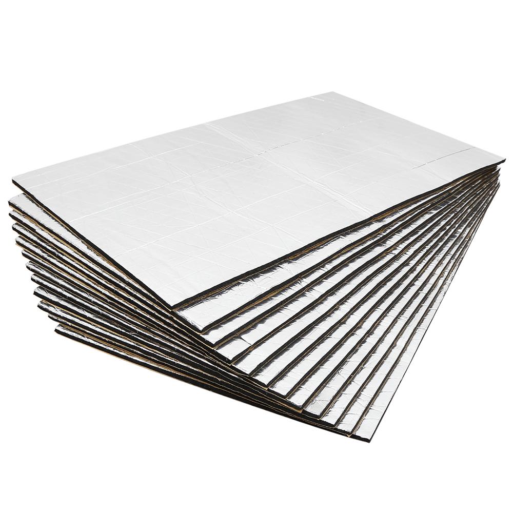 Uxcell-manta isolante de calor e som automotivo, 12 ou 50cm x 30cm, isolamento da temperatura, impermeabilização