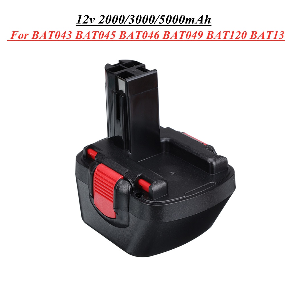 12v 2000mah 3000mah 5000mah Battery for Bosch 12V Drill GSR 12 VE-2 GSB 12 VE-2 PSB 12 VE-2 BAT043 BAT045 BTA120 26073 35430