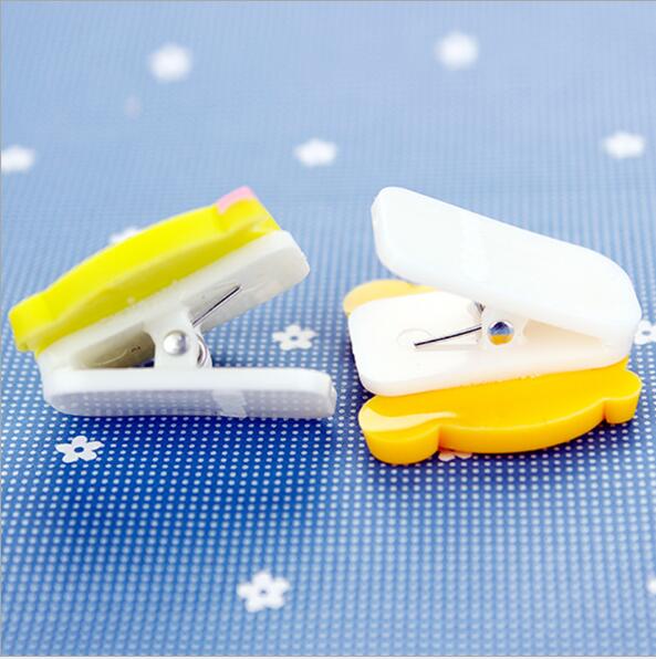 JZ006 Klassieke cartoon penguins Stitch clip PVC kledingstuk clips leuke cartoon little boek clip