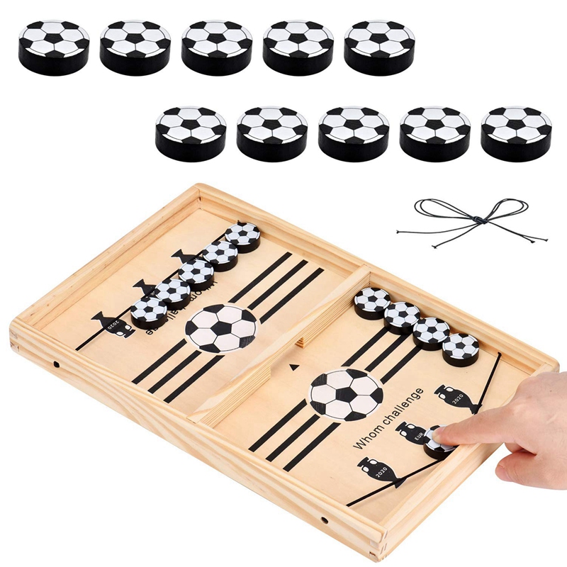 Rápido Honda disco Juego 1 tablero de ajedrez y 10 piezas de ajedrez conjunto actualizaciones de madera mesa de Hockey de padre-hijo juegos interactivos