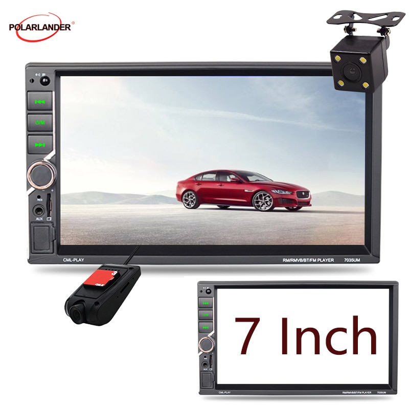 Reprodutor multimídia carro Autoradio MP5 Tela Sensível Ao Toque rádio do carro Suporte Universal Câmera de Visão Traseira 7 ''2 DIN MirrorLink Rádio Auto