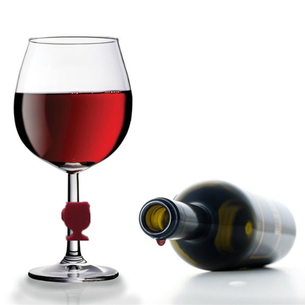 16pcs Glass Marker Silicone Simple Drink Marker Glass Identifier Festival Supplies for Parties Dinners