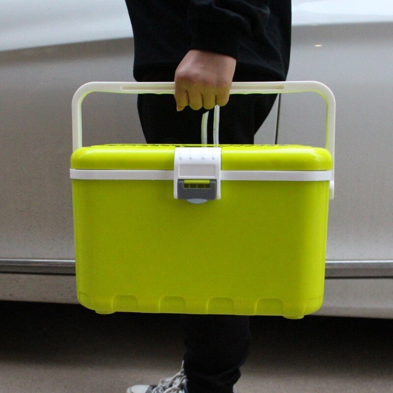 Outdoor Fishing Tackle Box Insulation Box Outdoor Car Cooler Box Ice Organizer Medicine Preservation Box