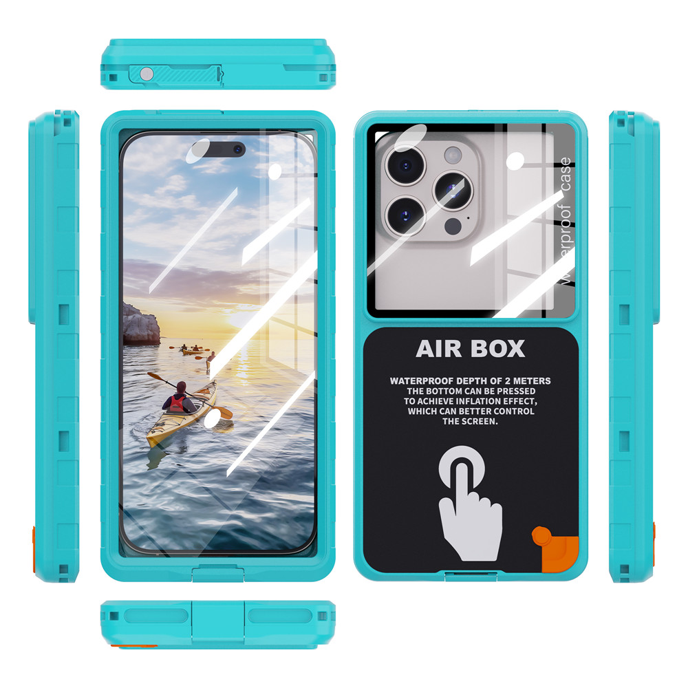 IP68 Waterproof Case for Samsung S10 S20 S21 S22 S23 S24 S25 Ultra A56 A36 A26 A16 A55 A35 A15 A54 A34 A14 A13 A53 Diving Cases: SKY BLUE