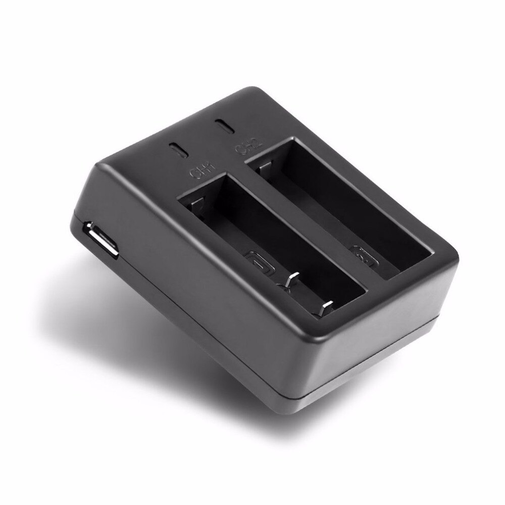 Pour SJCAM caméra accessoires batterie double chargeur pour SJ4000 SJ4000 Wifi SJ4000 + SJ5000 WiFi SJ5000 + Plus M10 avec câble USB