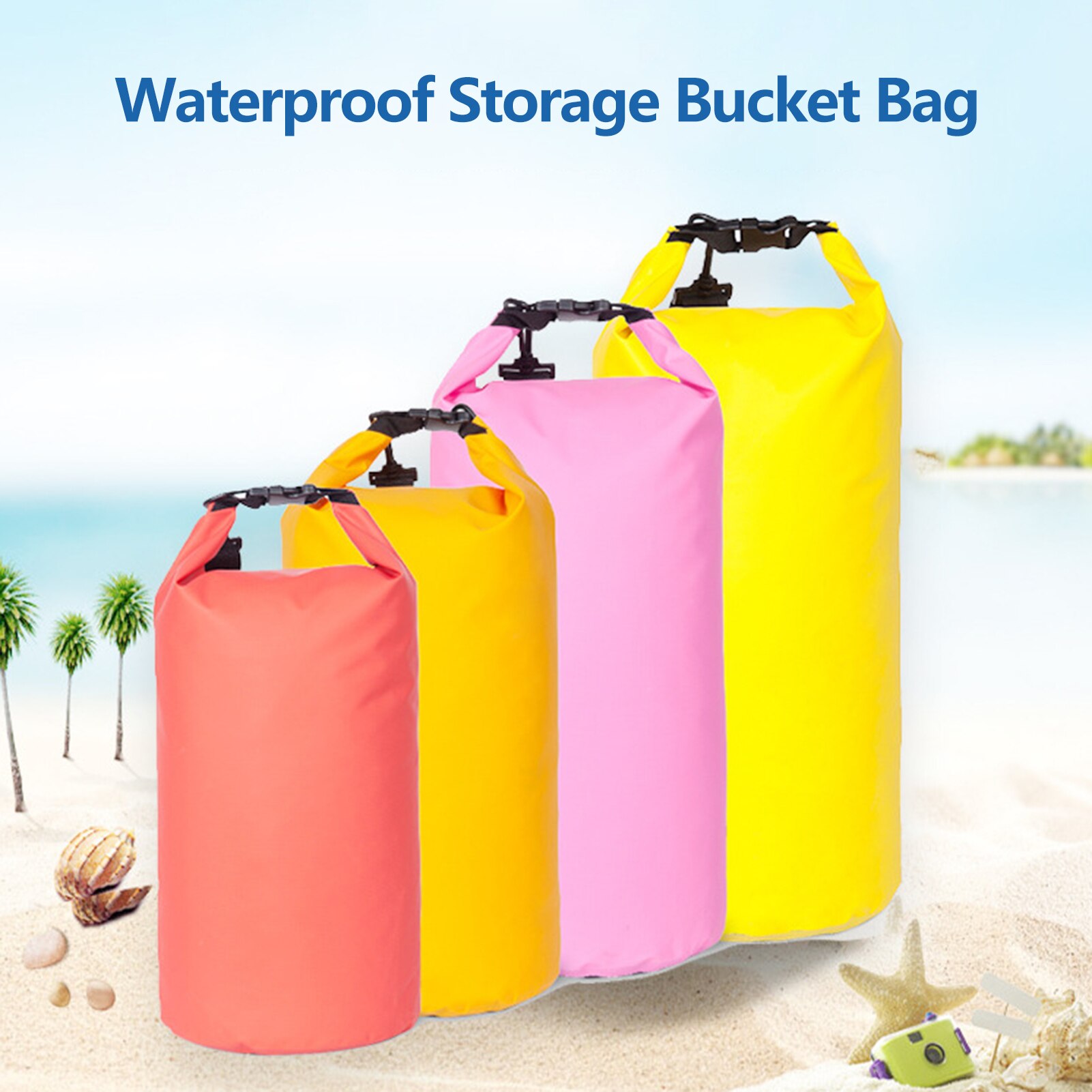 Natação ao ar livre à prova dwaterproof água deriva balde pacote lazer ao ar livre praia mergulho sacos de bolso equipamento de esportes aquáticos