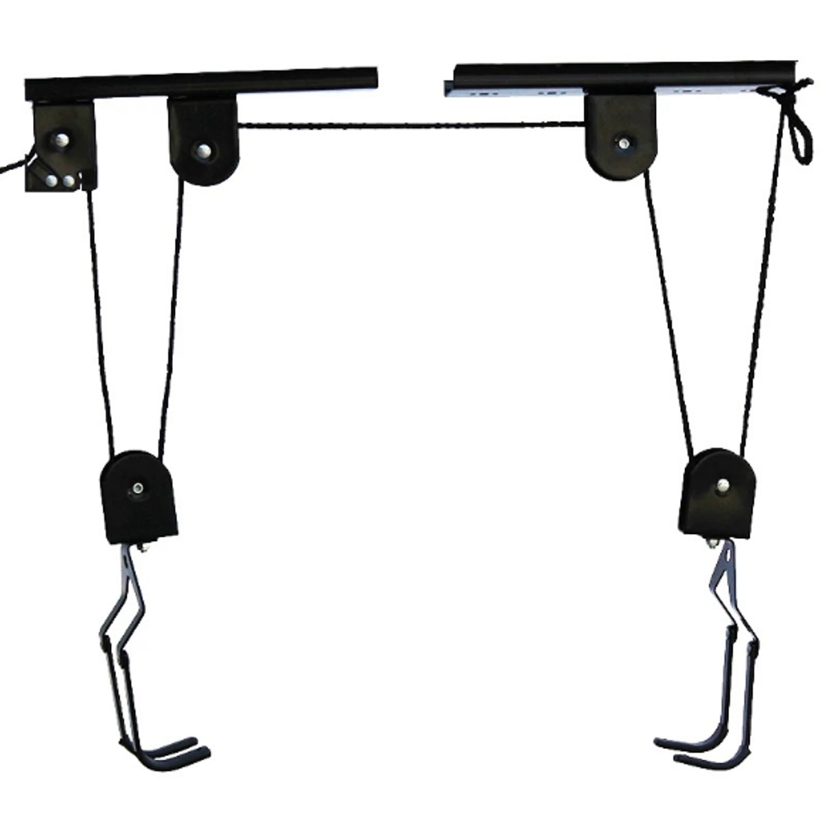 Kayak Hoist Canoe Boat Bike Lift Pulley System Garage Ceiling Storage Rack Bicycle Rack With 15M Rope Capacity Max Load 60KG