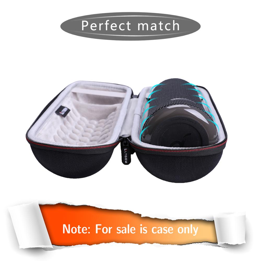 Ltgem vandtæt eva hårdt etui til anker soundcore flare 2 bluetooth højttaler