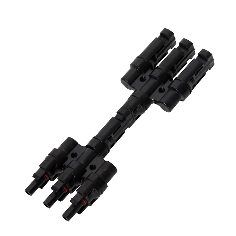 2in1/3in1/4in1/5in1/6in1 PV Connector Set IP67 Solar Panel Plug Waterproof Adapter Parallel Connectors Photovoltaic Connection: 3in1 Connector Pair