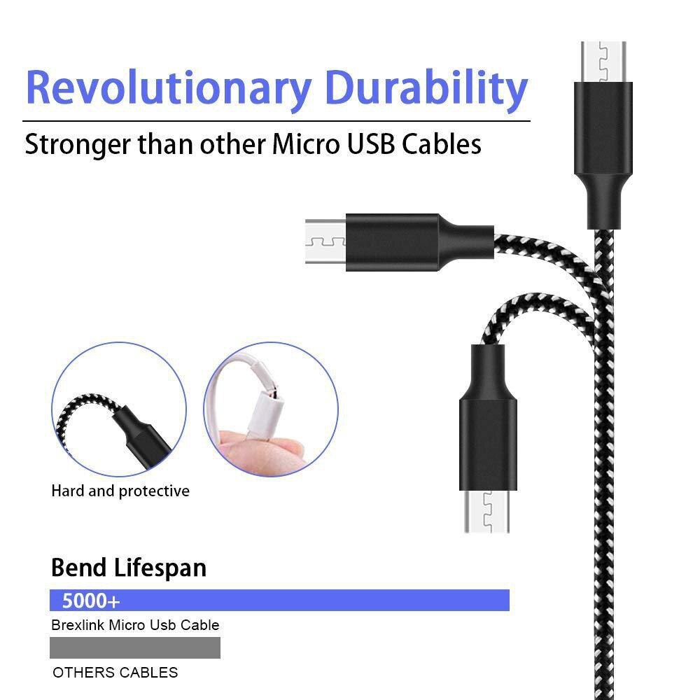 Micro Usb Kabel 1M 2M 3M Snel Opladen Nylon Usb Sync Data Mobiele Telefoon Android Adapter Oplader kabel Voor Samsung Xiaomi Huawei