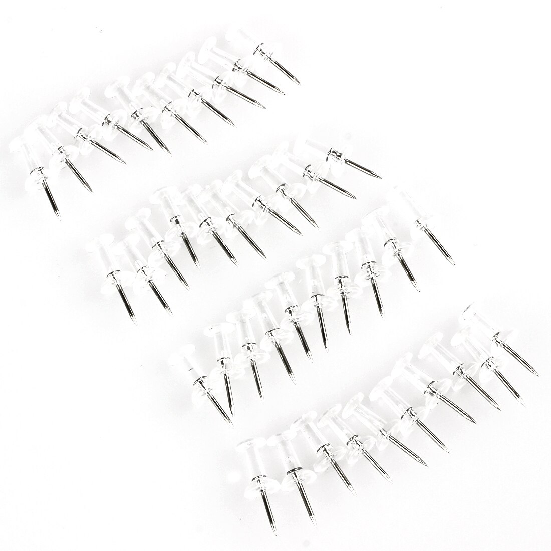 Clear Push Pins Transparante Plastic (Pak van 40)