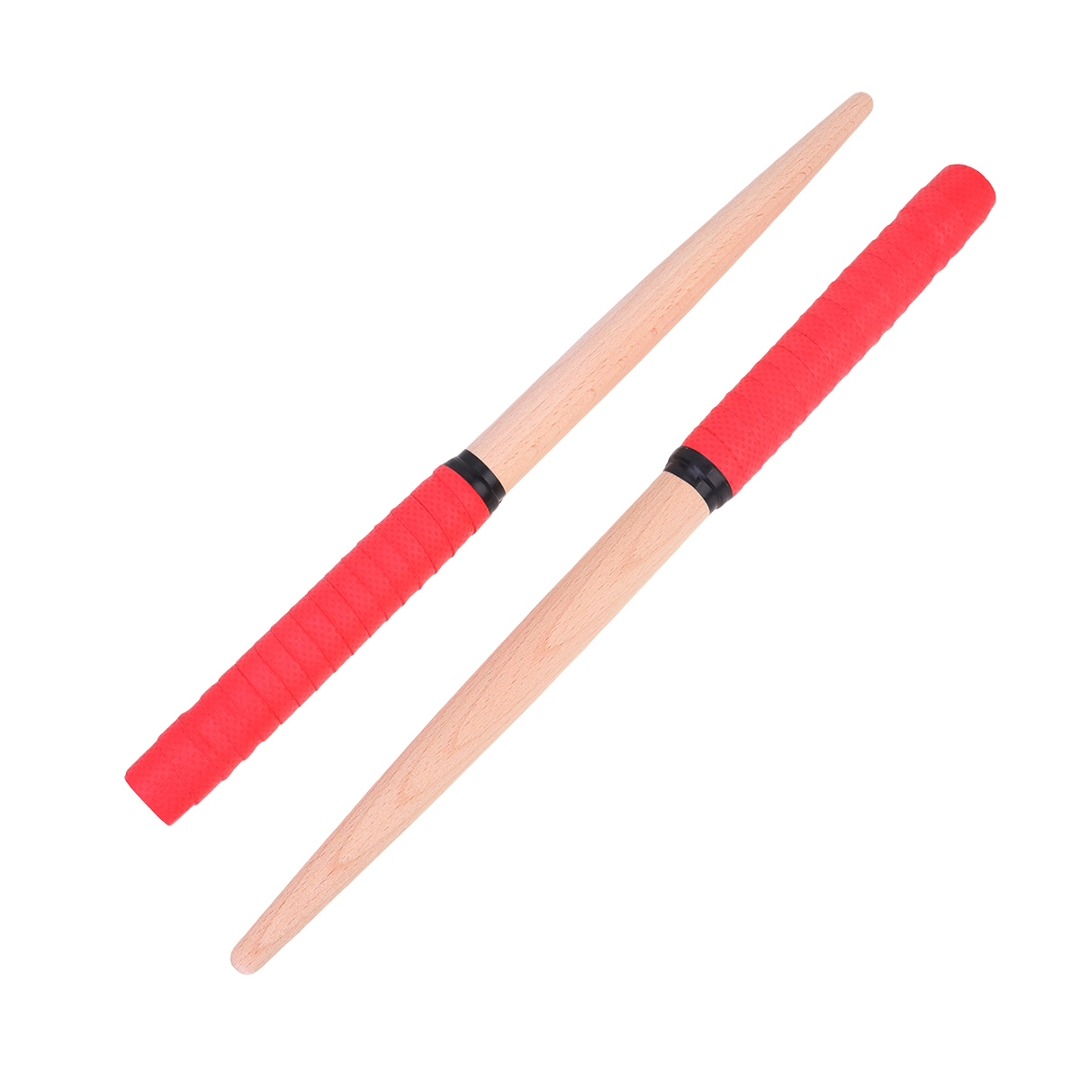 Taiko – baguettes de tambour portables en bois, 35x2cm, 1 paire, bâtons à Percussion légers pour tambour (jaune)