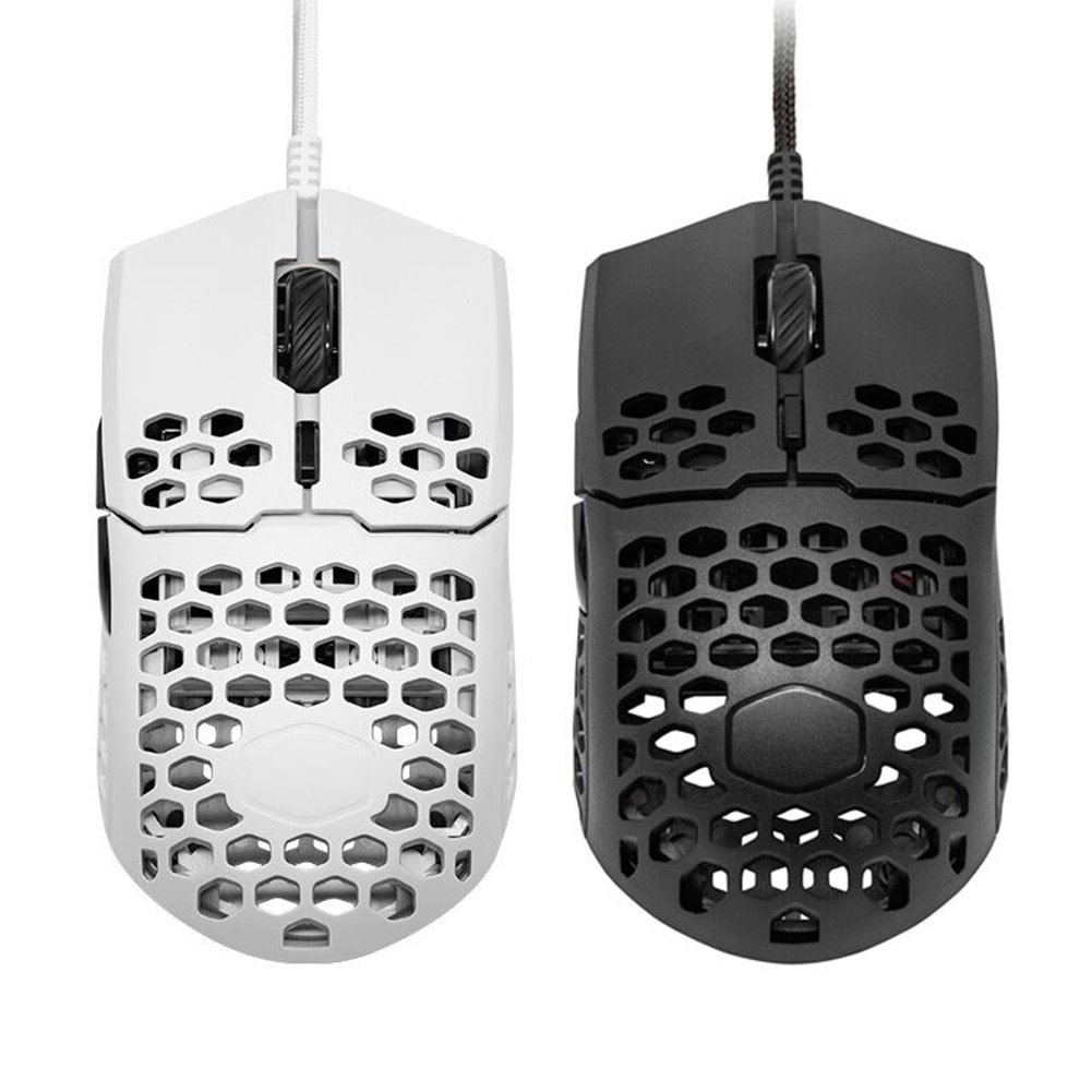 MM710 Gaming Mouse 7 Gears 16000 DPI Adjustable Honeycomb Shell USB Wired Mice for Home Office Gamer