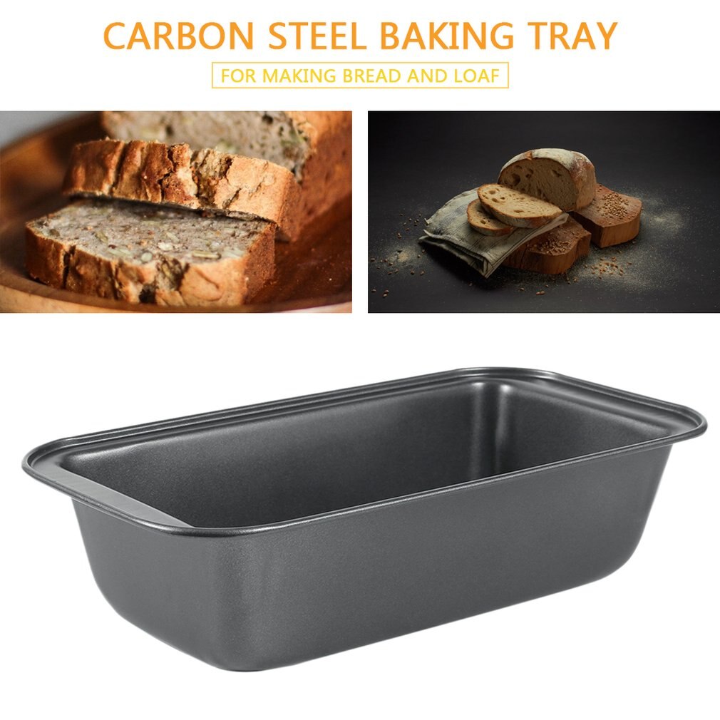 Keuken Gereedschap Bakken Tools Carbon Staal Bakken Cakevorm Rechthoek Non-stick Brood Toast Mal Brood & Loaf pannen